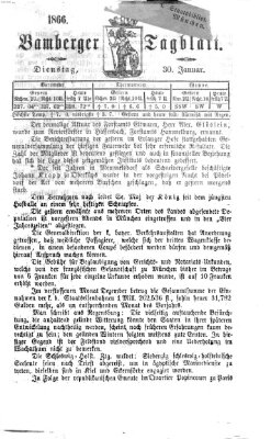 Bamberger Tagblatt Dienstag 30. Januar 1866