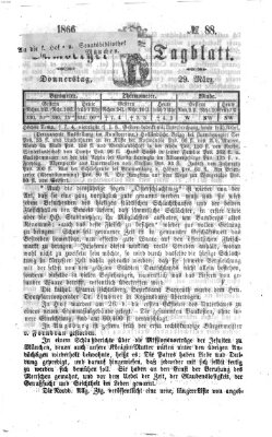 Bamberger Tagblatt Donnerstag 29. März 1866