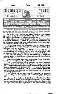 Bamberger Tagblatt Donnerstag 12. April 1866