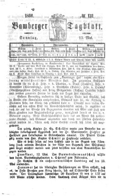 Bamberger Tagblatt Sonntag 13. Mai 1866