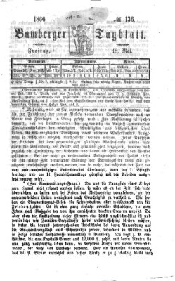 Bamberger Tagblatt Freitag 18. Mai 1866