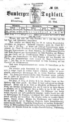 Bamberger Tagblatt Dienstag 22. Mai 1866