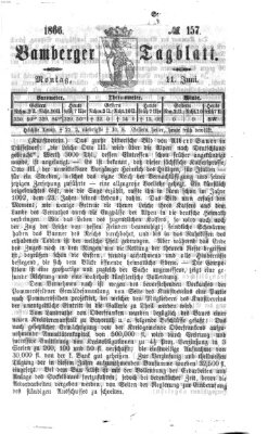 Bamberger Tagblatt Montag 11. Juni 1866