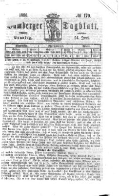 Bamberger Tagblatt Sonntag 24. Juni 1866