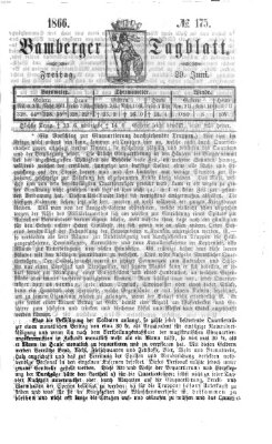 Bamberger Tagblatt Freitag 29. Juni 1866