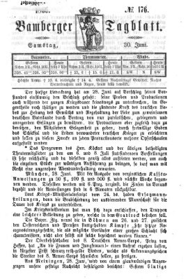 Bamberger Tagblatt Samstag 30. Juni 1866