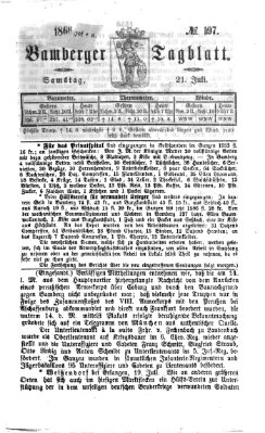 Bamberger Tagblatt Samstag 21. Juli 1866