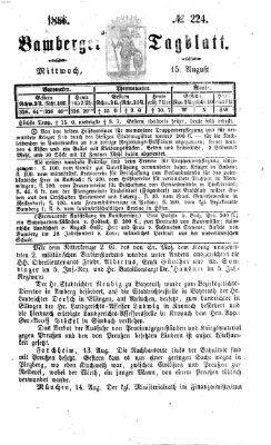 Bamberger Tagblatt Mittwoch 15. August 1866