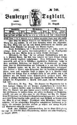 Bamberger Tagblatt Freitag 31. August 1866