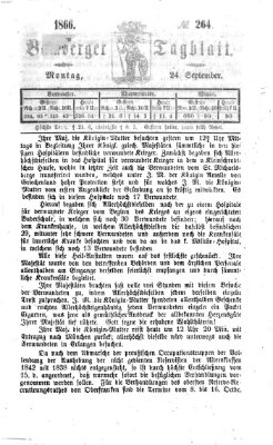 Bamberger Tagblatt Montag 24. September 1866