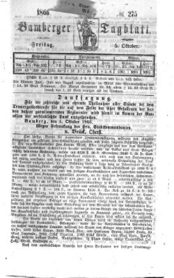 Bamberger Tagblatt Freitag 5. Oktober 1866