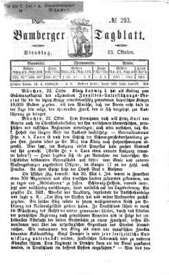 Bamberger Tagblatt Dienstag 23. Oktober 1866