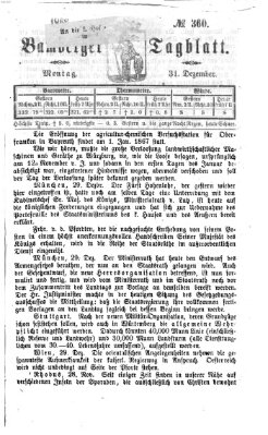 Bamberger Tagblatt Montag 31. Dezember 1866