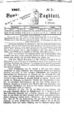 Bamberger Tagblatt Samstag 2. Februar 1867