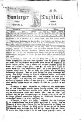 Bamberger Tagblatt Montag 8. April 1867