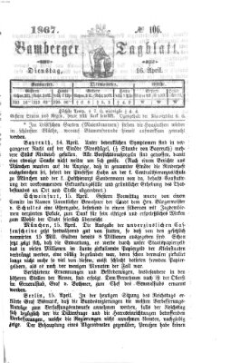 Bamberger Tagblatt Dienstag 16. April 1867