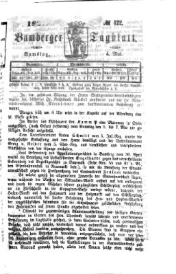 Bamberger Tagblatt Samstag 4. Mai 1867