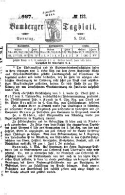 Bamberger Tagblatt Sonntag 5. Mai 1867