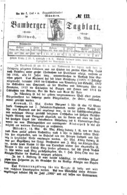 Bamberger Tagblatt Mittwoch 15. Mai 1867