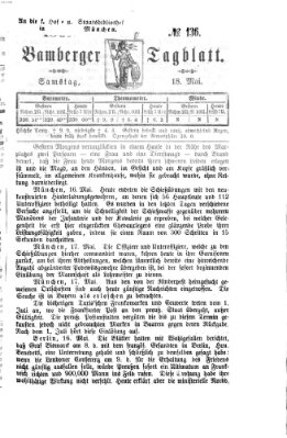 Bamberger Tagblatt Samstag 18. Mai 1867