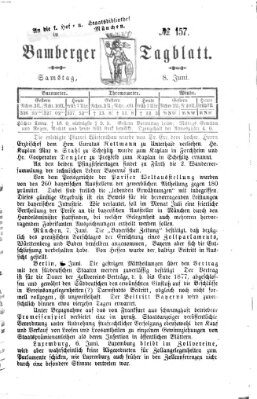 Bamberger Tagblatt Samstag 8. Juni 1867