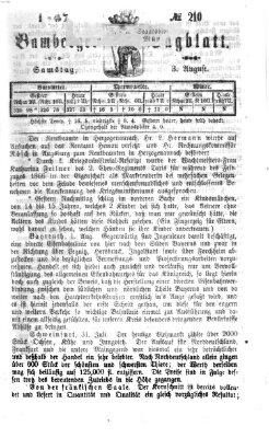 Bamberger Tagblatt Samstag 3. August 1867