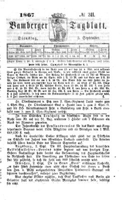 Bamberger Tagblatt Dienstag 3. September 1867