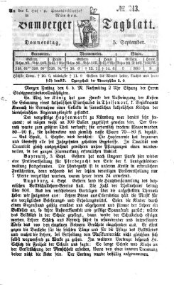 Bamberger Tagblatt Donnerstag 5. September 1867