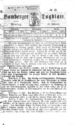 Bamberger Tagblatt Montag 10. Februar 1868