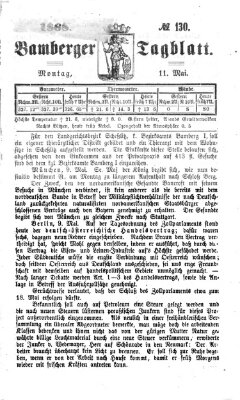 Bamberger Tagblatt Montag 11. Mai 1868