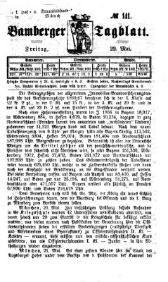 Bamberger Tagblatt Freitag 22. Mai 1868