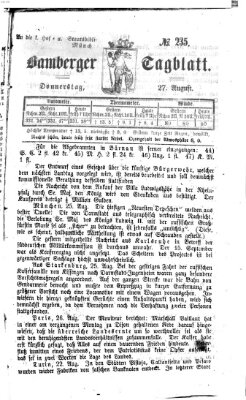 Bamberger Tagblatt Donnerstag 27. August 1868