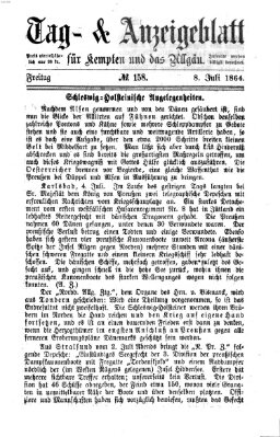 Tag- und Anzeigeblatt für Kempten und das Allgäu Freitag 8. Juli 1864