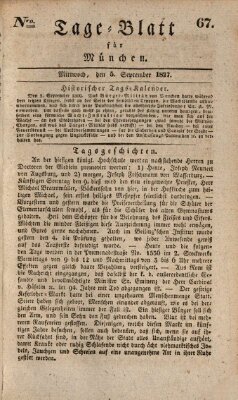 Tags-Blatt für München (Münchener Tagblatt) Mittwoch 5. September 1827