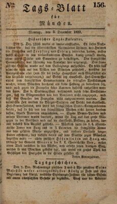 Tags-Blatt für München (Münchener Tagblatt) Montag 3. Dezember 1827