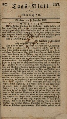 Tags-Blatt für München (Münchener Tagblatt) Dienstag 4. Dezember 1827