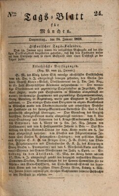 Tags-Blatt für München (Münchener Tagblatt) Donnerstag 24. Januar 1828