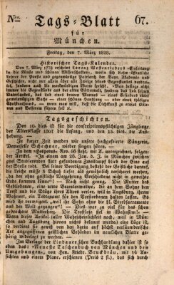 Tags-Blatt für München (Münchener Tagblatt) Freitag 7. März 1828