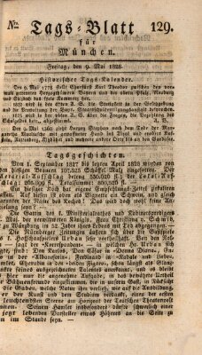 Tags-Blatt für München (Münchener Tagblatt) Freitag 9. Mai 1828