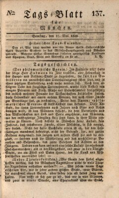 Tags-Blatt für München (Münchener Tagblatt) Samstag 17. Mai 1828