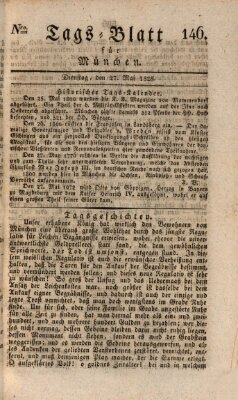 Tags-Blatt für München (Münchener Tagblatt) Tuesday 27. May 1828