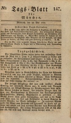 Tags-Blatt für München (Münchener Tagblatt) Mittwoch 28. Mai 1828