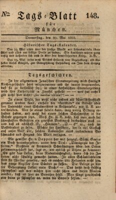 Tags-Blatt für München (Münchener Tagblatt) Donnerstag 29. Mai 1828