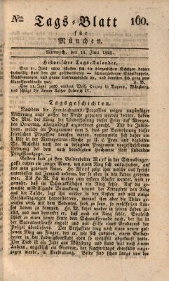 Tags-Blatt für München (Münchener Tagblatt) Mittwoch 11. Juni 1828