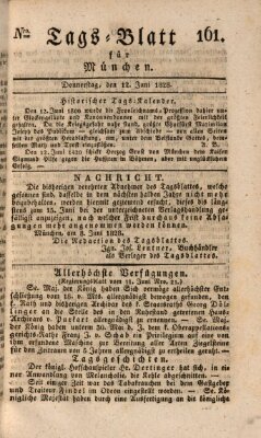 Tags-Blatt für München (Münchener Tagblatt) Donnerstag 12. Juni 1828