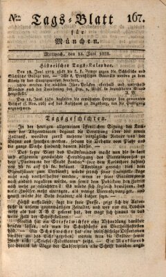 Tags-Blatt für München (Münchener Tagblatt) Mittwoch 18. Juni 1828