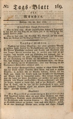 Tags-Blatt für München (Münchener Tagblatt) Freitag 20. Juni 1828