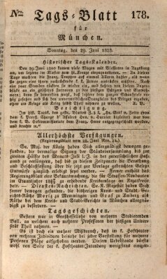 Tags-Blatt für München (Münchener Tagblatt) Sonntag 29. Juni 1828