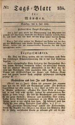 Tags-Blatt für München (Münchener Tagblatt) Samstag 5. Juli 1828