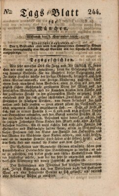 Tags-Blatt für München (Münchener Tagblatt) Mittwoch 3. September 1828